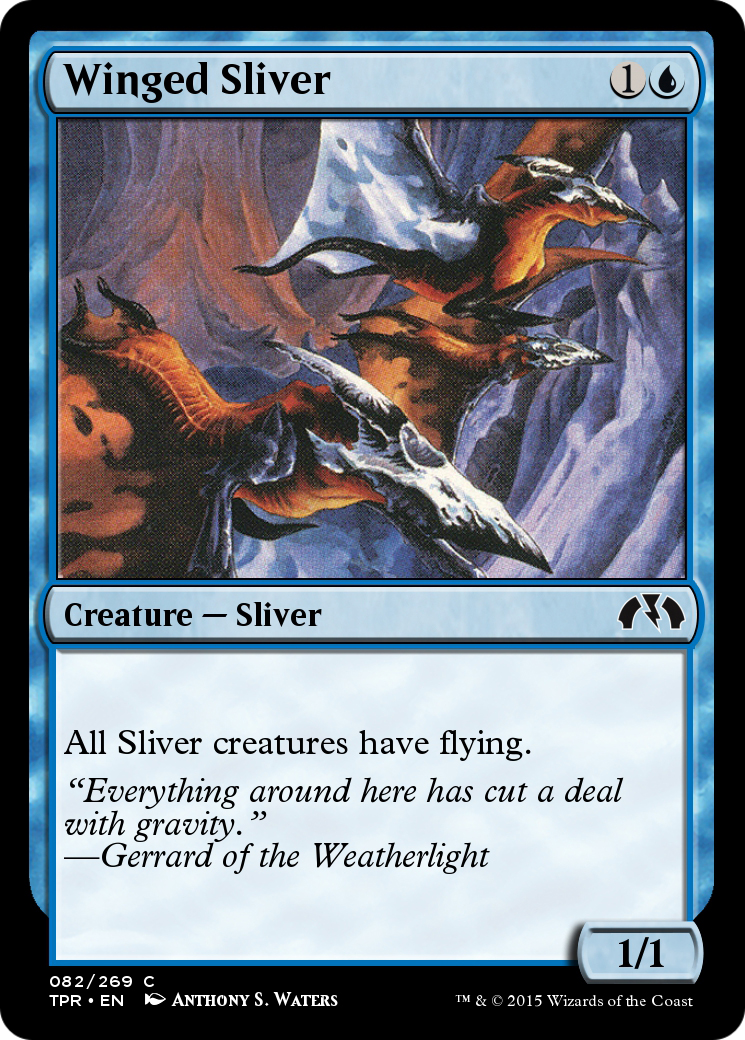Winged Sliver (TPR-082)  Foil - Tempest Remastered