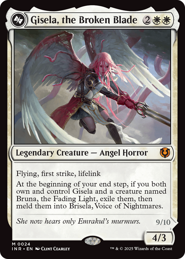Gisela, the Broken Blade (INR-024)  Foil - Innistrad Remastered
