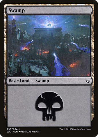 Swamp (258) (WAR-258)  Foil - War of the Spark