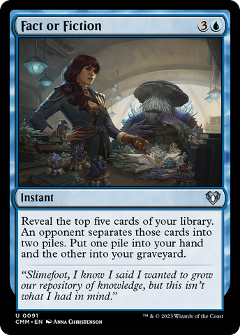 Fact or Fiction (CMM-091)  - Commander Masters