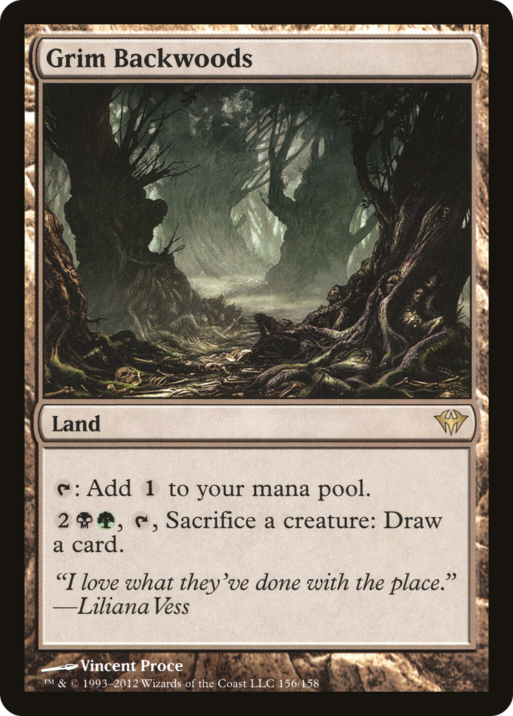Grim Backwoods (DKA-156)  Foil - Dark Ascension