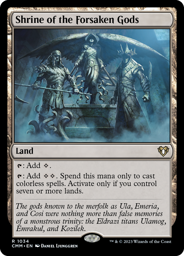 Shrine of the Forsaken Gods (CMM-1034)  - Commander Masters