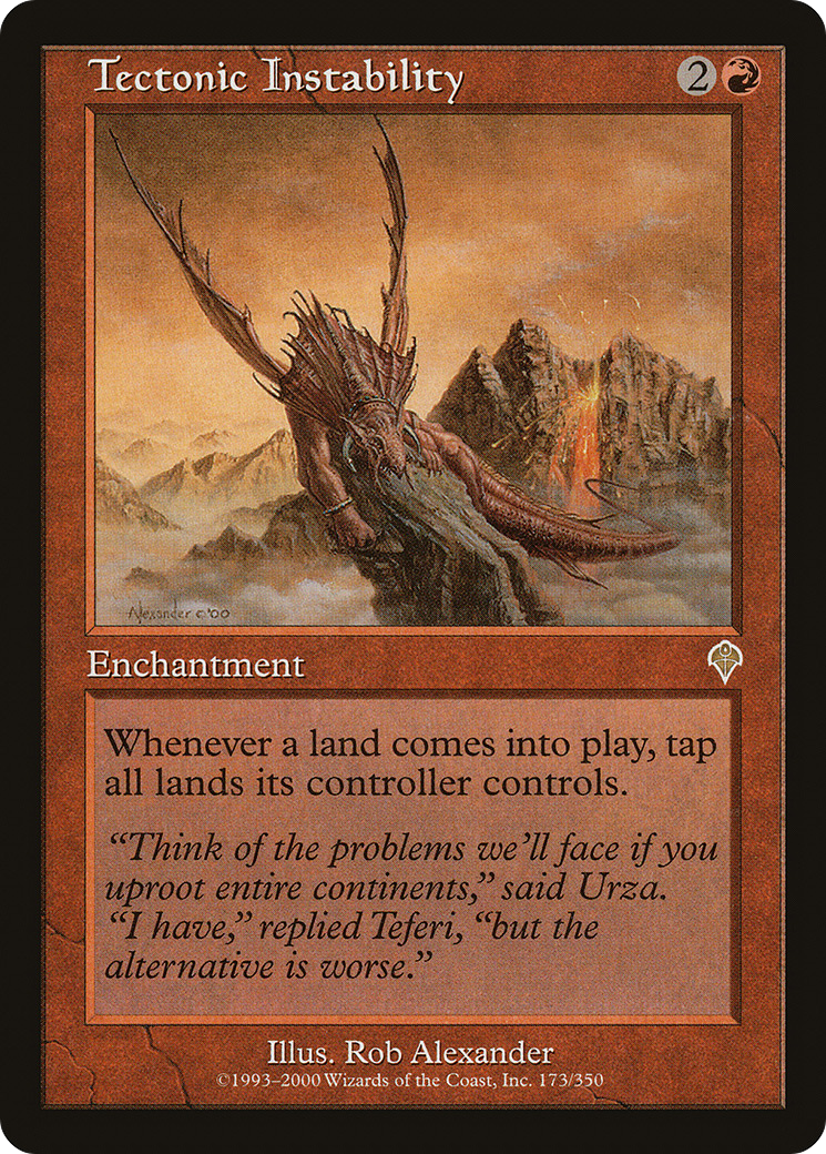 Tectonic Instability (INV-173)  Foil - Invasion