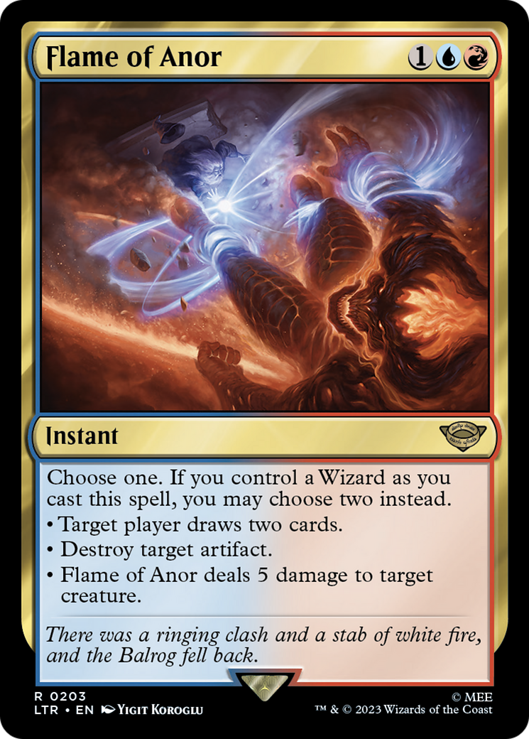 Flame of Anor (LTR-203)  Foil - The Lord of the Rings: Tales of Middle-earth