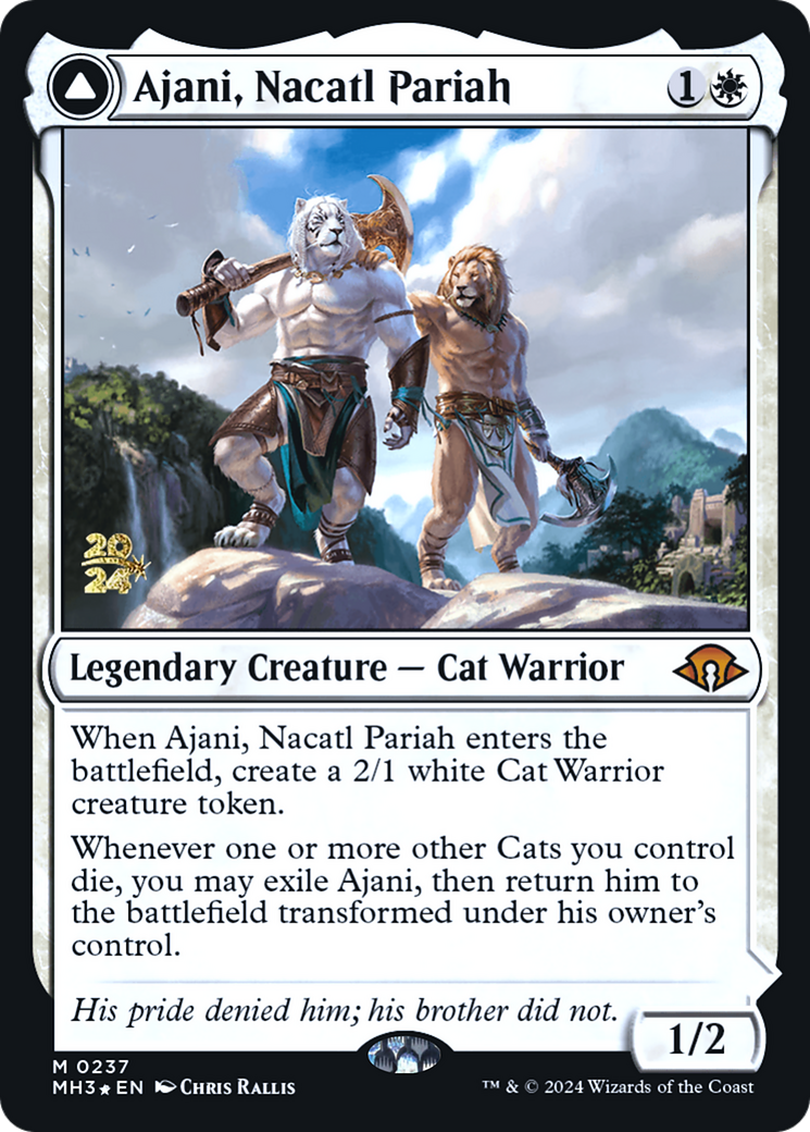 Ajani, Nacatl Pariah (PRE-237)  Foil - Modern Horizons 3 Promos