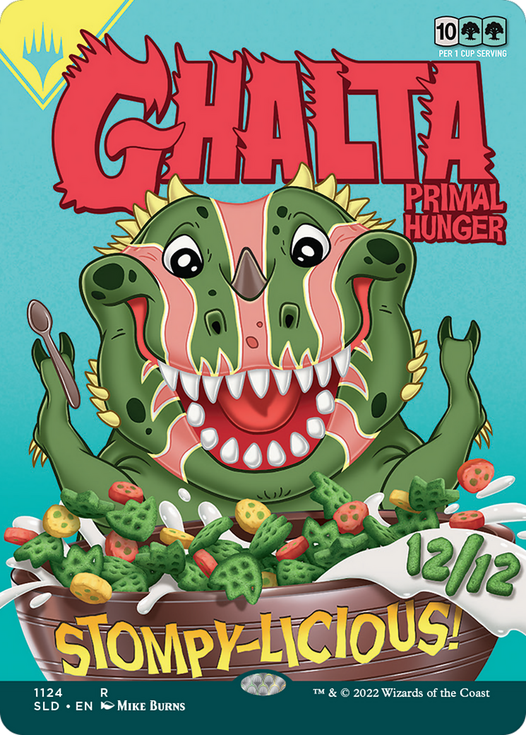 Ghalta, Primal Hunger (SLD-1124)  Foil - Secret Lair Drop (Borderless)