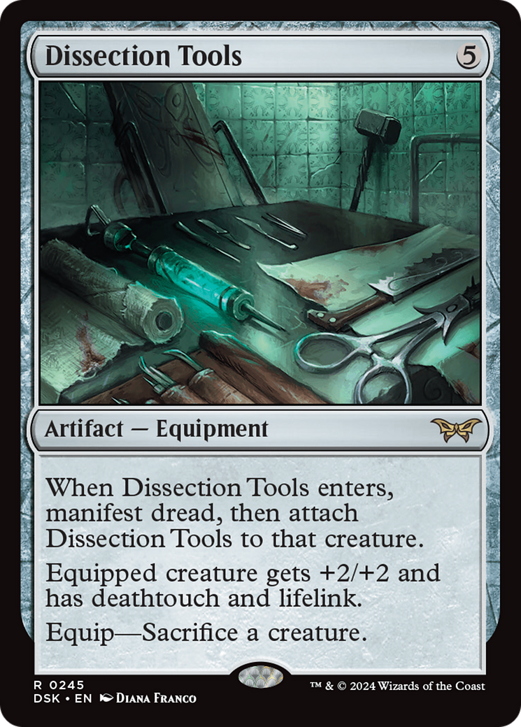 Dissection Tools (DSK-245)  Foil - Duskmourn: House of Horror