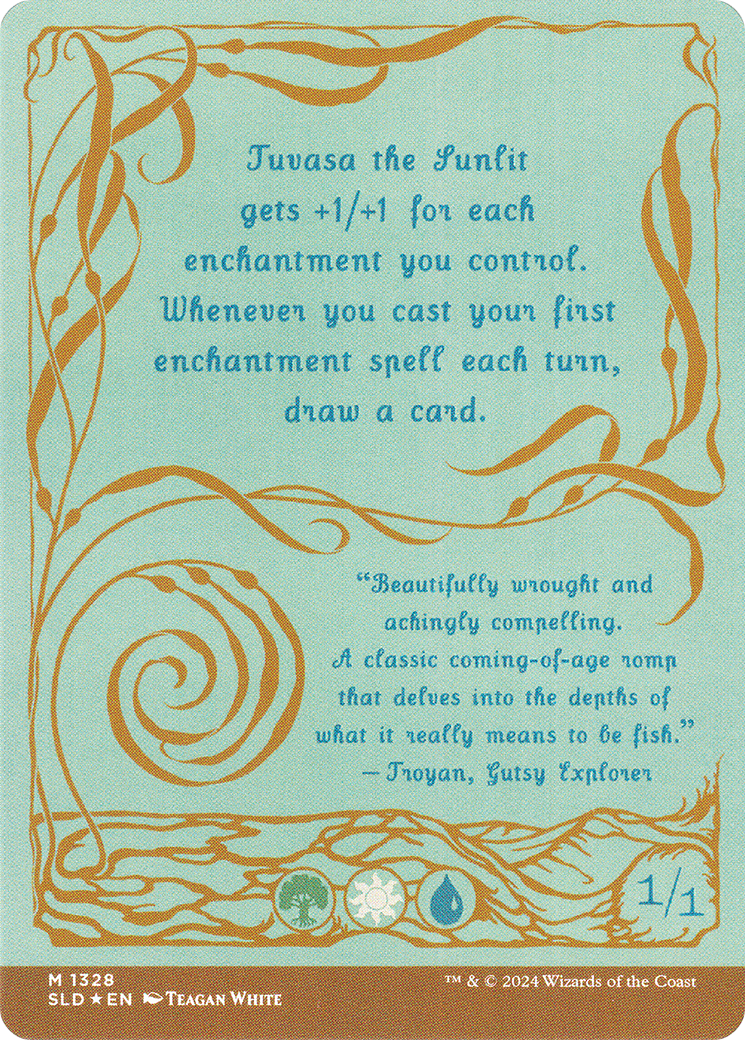 Tuvasa the Sunlit // Tuvasa the Sunlit (SLD-1328) - Secret Lair Drop (Borderless) Foil