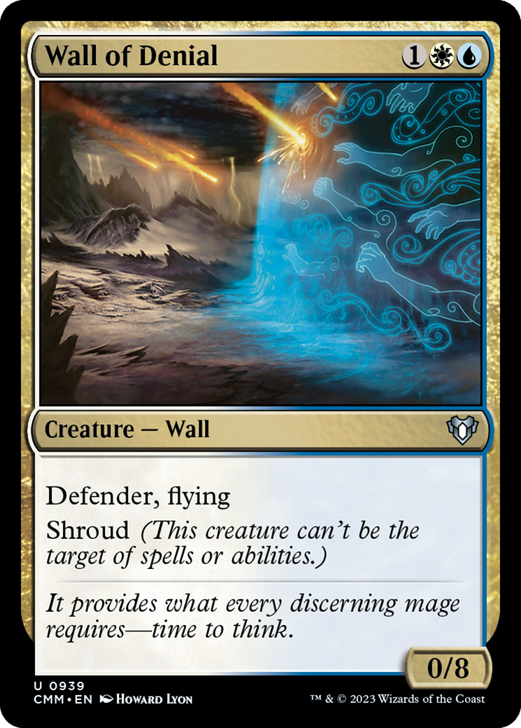 Wall of Denial (CMM-939)  - Commander Masters