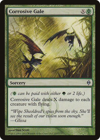 Corrosive Gale (NPH-107)  Foil - New Phyrexia