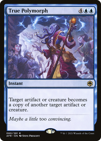 True Polymorph (AFR-080)  Foil - Adventures in the Forgotten Realms