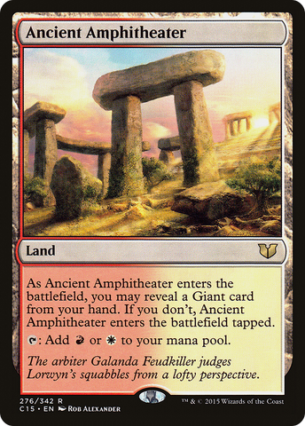 Ancient Amphitheater (C15-276)  - Commander 2015