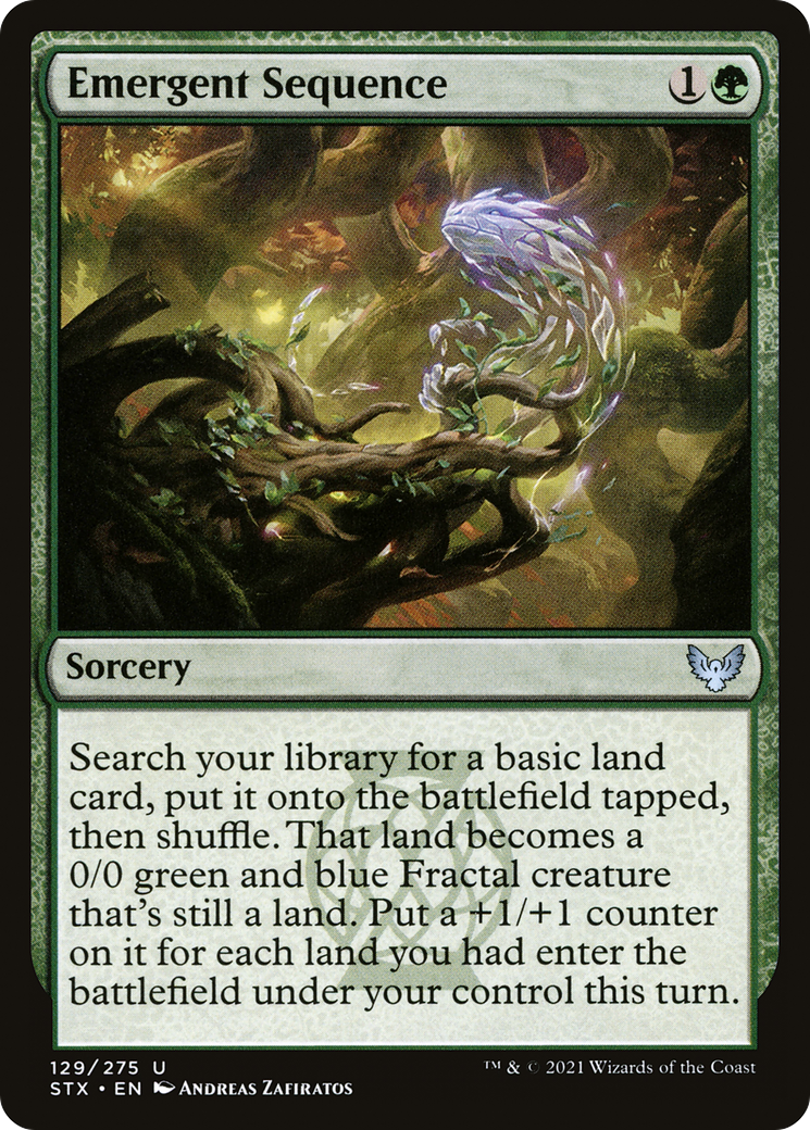Emergent Sequence (STX-129)  Foil - Strixhaven: School of Mages