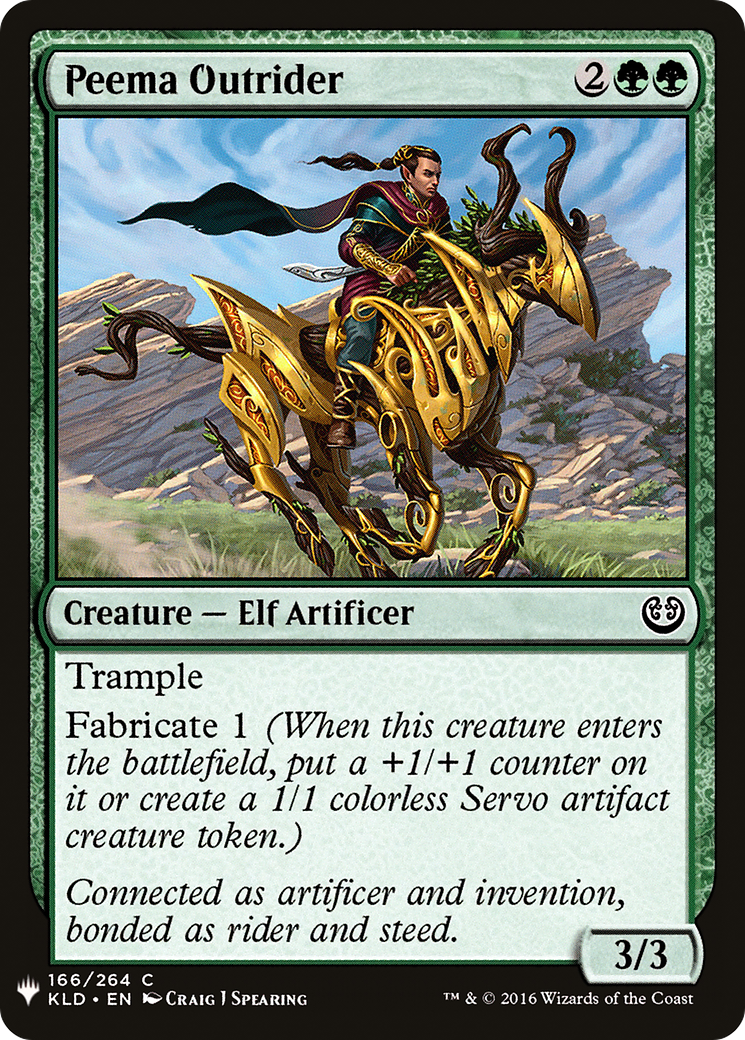 Peema Outrider (LIST-166)  - The List