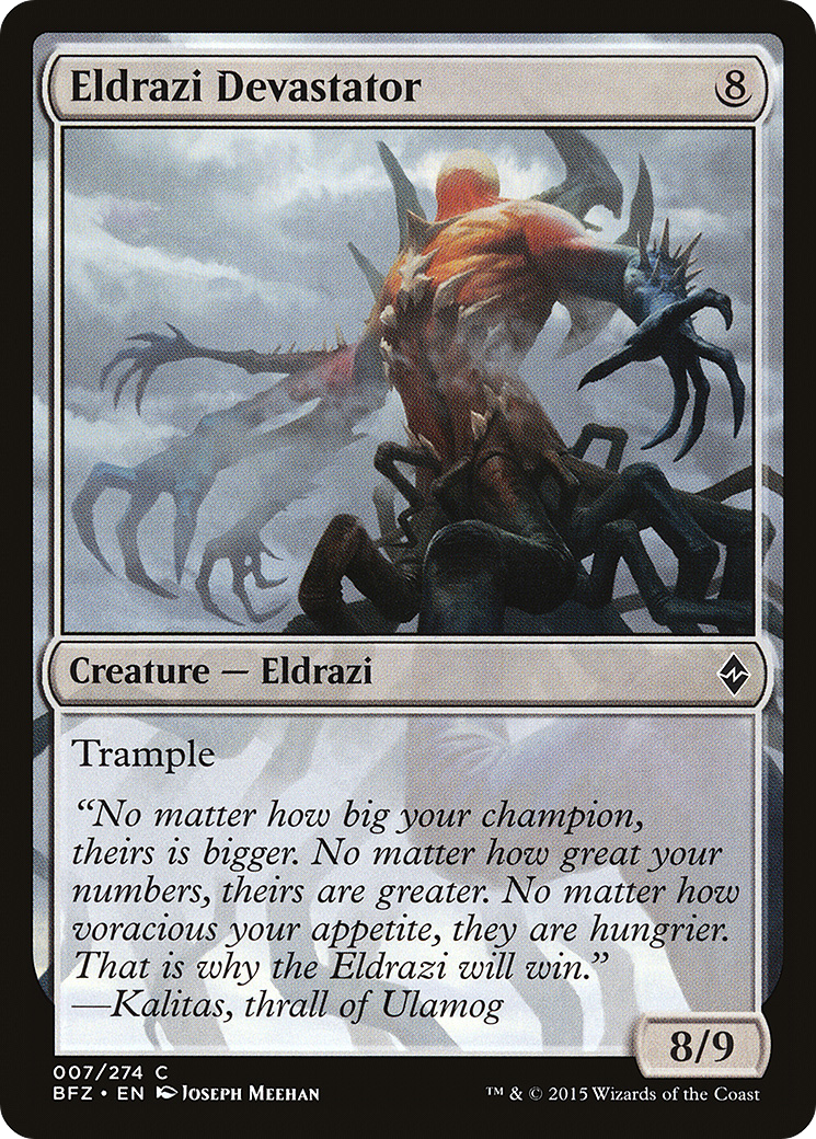 Eldrazi Devastator (BFZ-007)  Foil - Battle for Zendikar