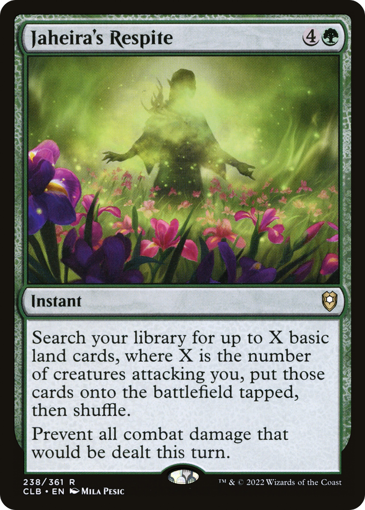 Jaheira's Respite (CLB-238)  Foil - Commander Legends: Battle for Baldur's Gate