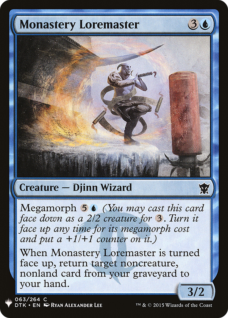 Monastery Loremaster (LIST-063)  - The List