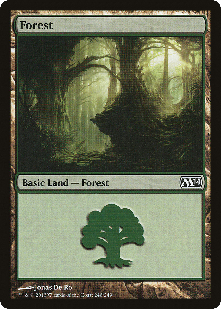 Forest (248) (M14-248)  Foil - Magic 2014