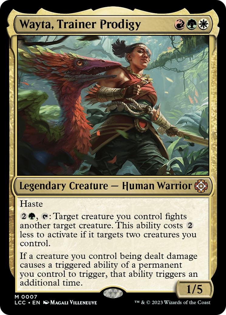 Wayta, Trainer Prodigy (LCC-007)  Foil - The Lost Caverns of Ixalan Commander