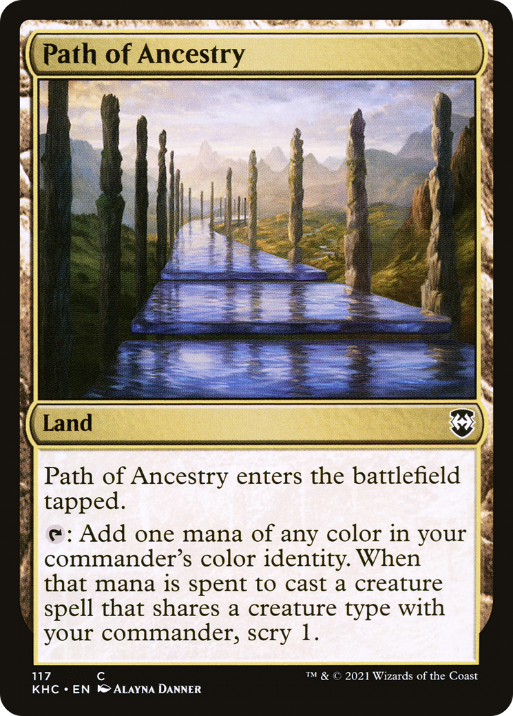 Path of Ancestry (KHC-117)  - Kaldheim Commander