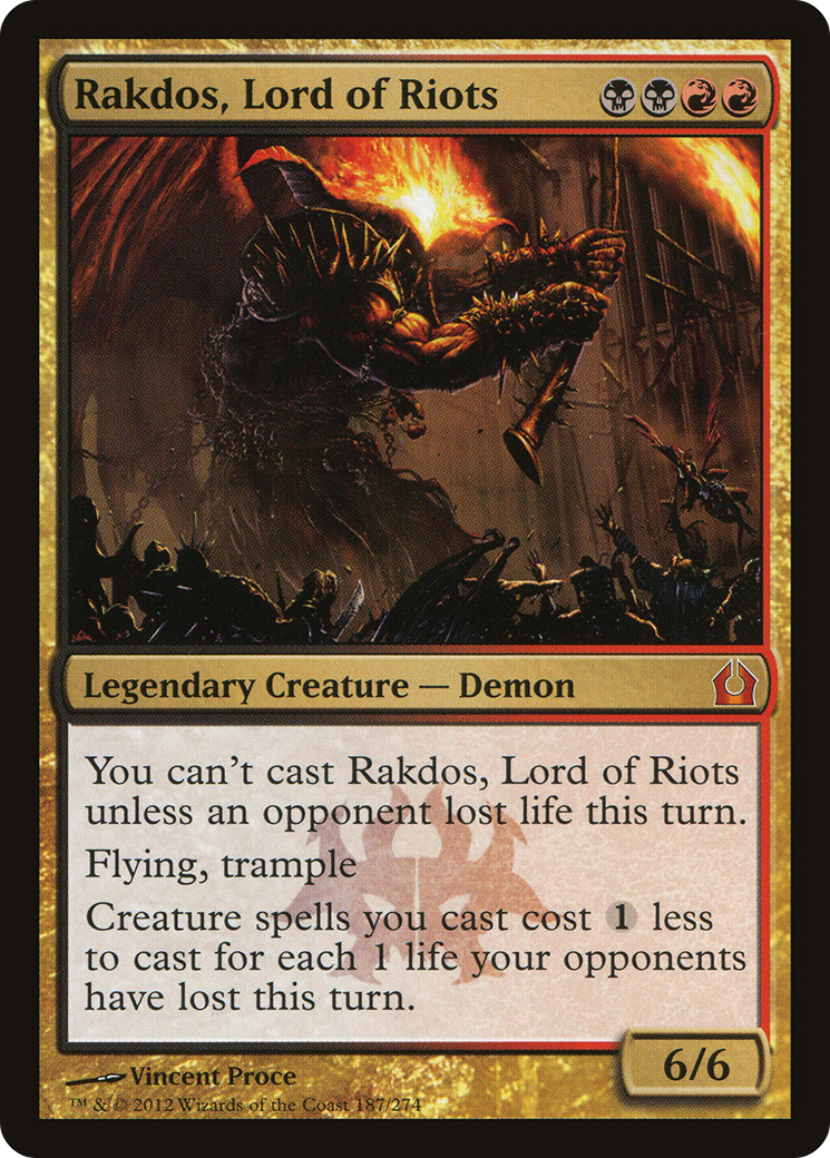 Rakdos, Lord of Riots (RTR-187)  Foil - Return to Ravnica