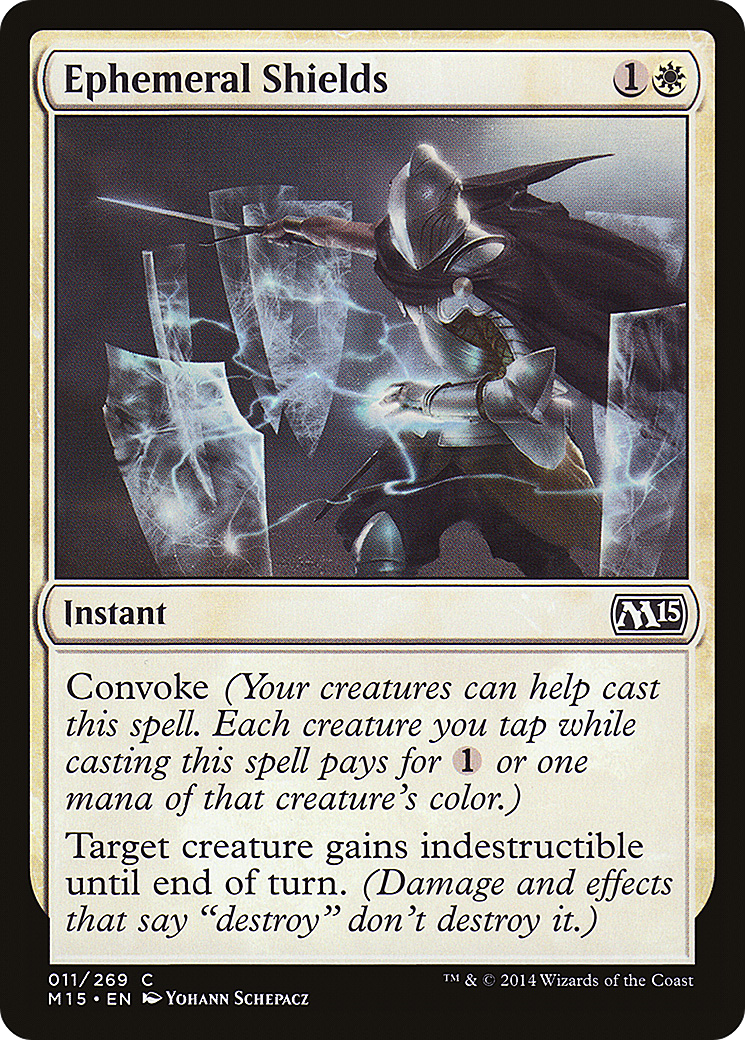 Ephemeral Shields (M15-011)  Foil - Magic 2015
