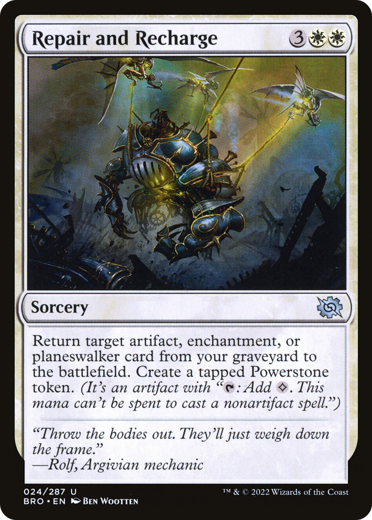 Repair and Recharge (BRO-024)  Foil - The Brothers' War