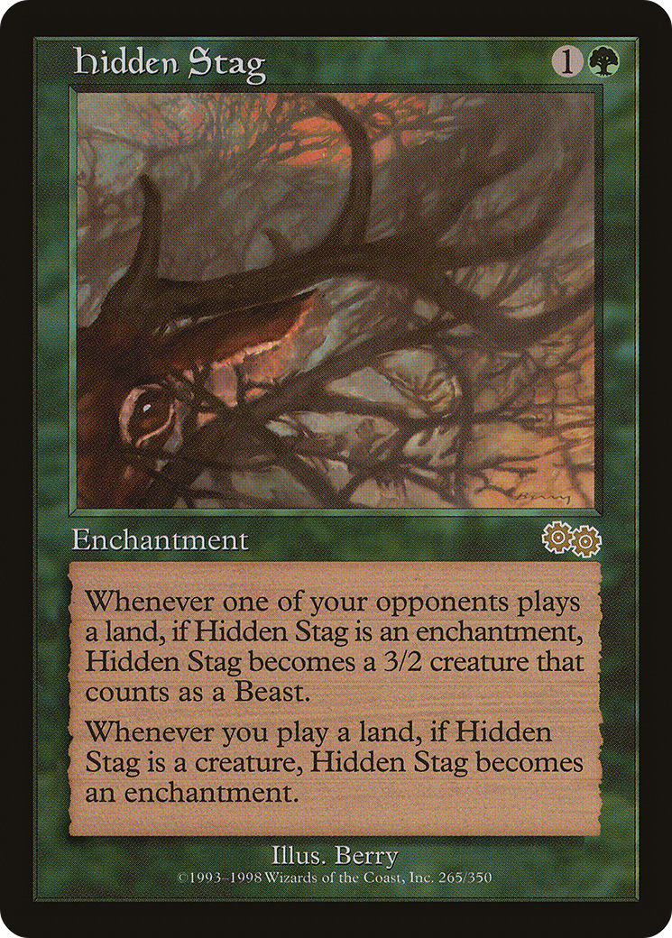 Hidden Stag (USG-265)  - Urza's Saga