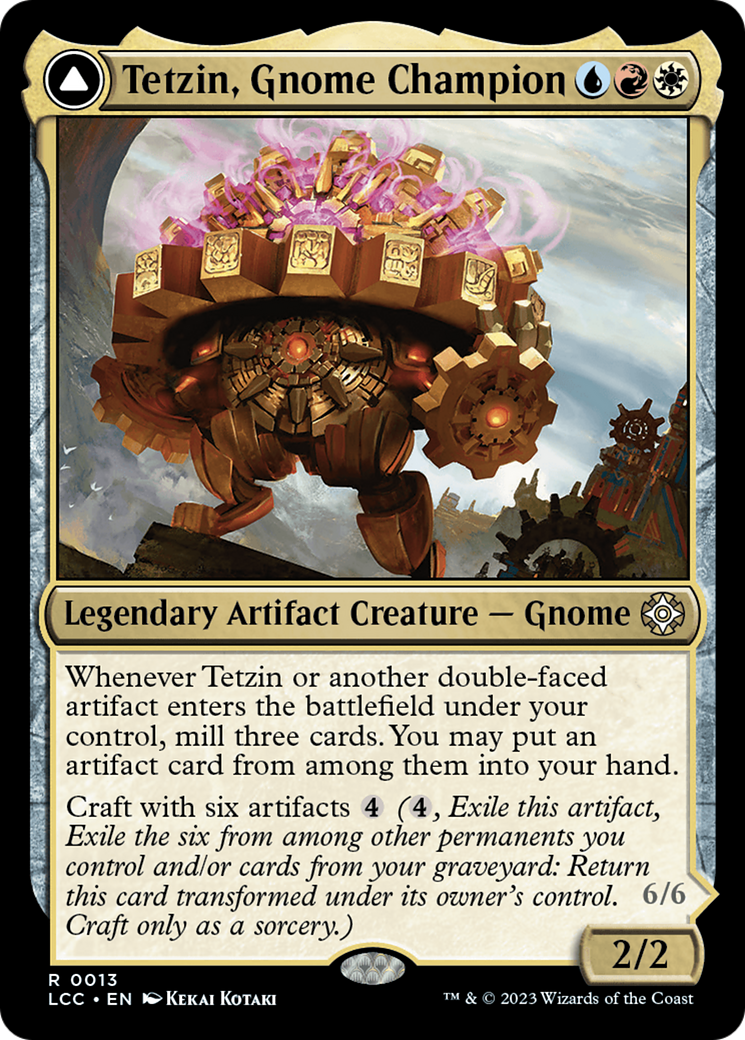 Tetzin, Gnome Champion (LCC-013)  Foil - The Lost Caverns of Ixalan Commander