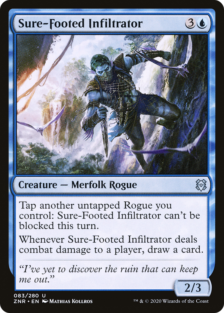 Sure-Footed Infiltrator (ZNR-083)  Foil - Zendikar Rising