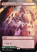 Cragcrown Pathway (Borderless) (ZNR-287)  Foil - Zendikar Rising: (Showcase)