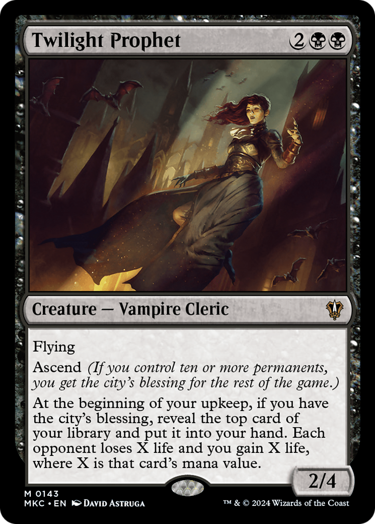 Twilight Prophet (MKC-143)  - Murders at Karlov Manor Commander