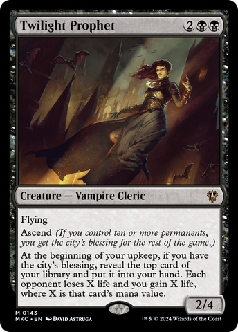 Twilight Prophet (MKC-143)  - Murders at Karlov Manor Commander