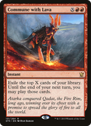 Commune with Lava (DTK-131)  - Dragons of Tarkir