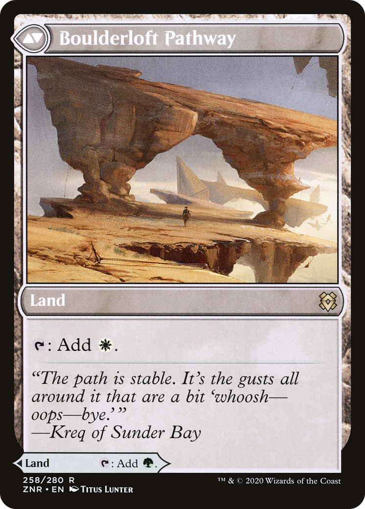Branchloft Pathway (ZNR-258)  Foil - Zendikar Rising