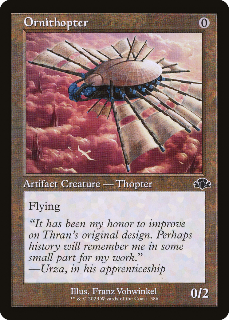 Ornithopter (Retro Frame) (DMR-386)  - Dominaria Remastered