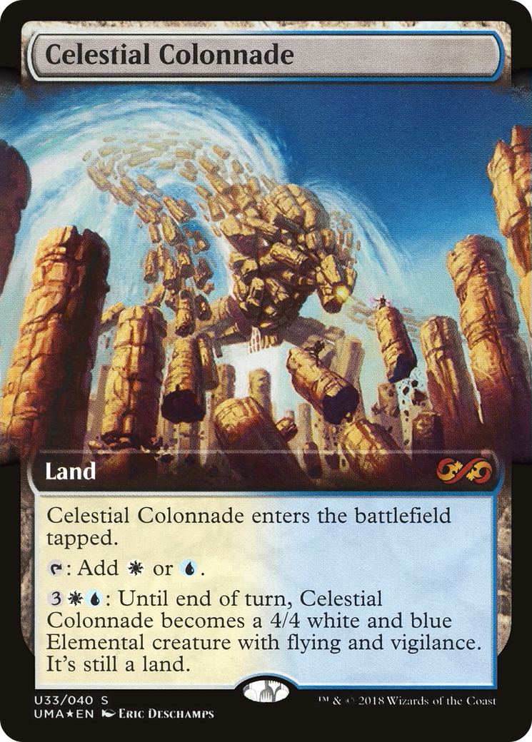 Celestial Colonnade (UMA:BT-U33)  Foil - Ultimate Box Topper: (Extended Art)