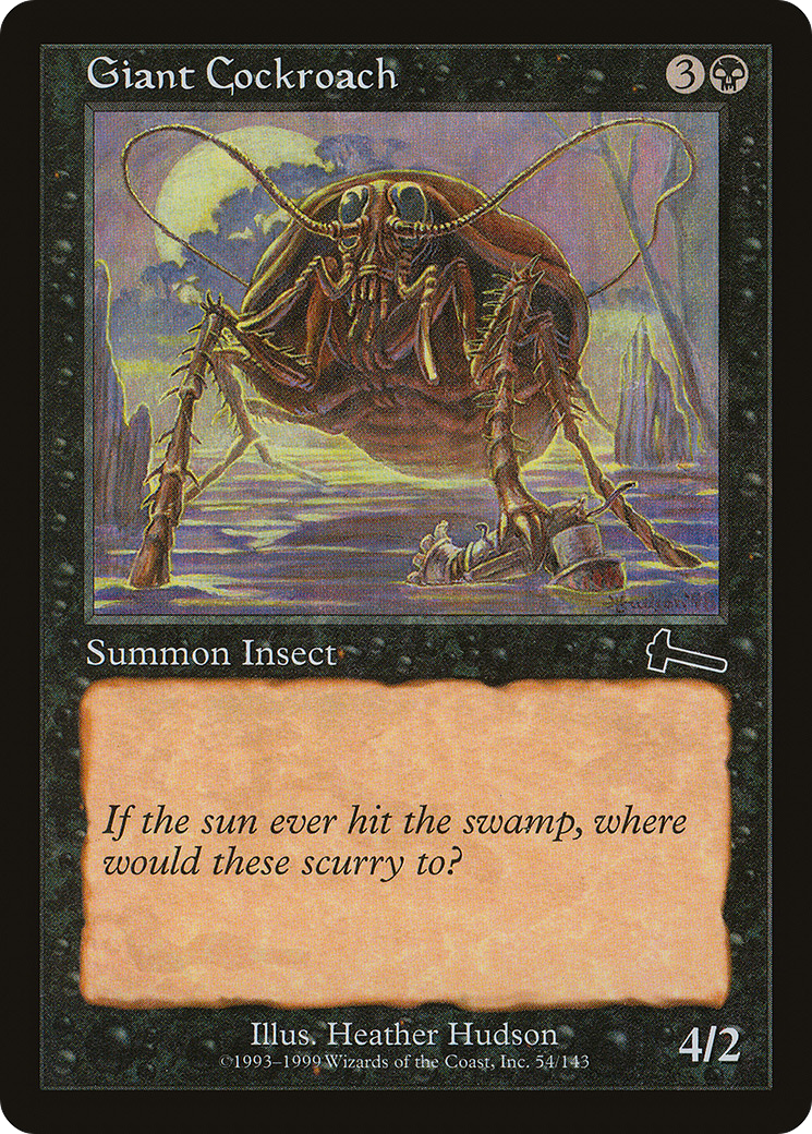 Giant Cockroach (ULG-054)  Foil - Urza's Legacy