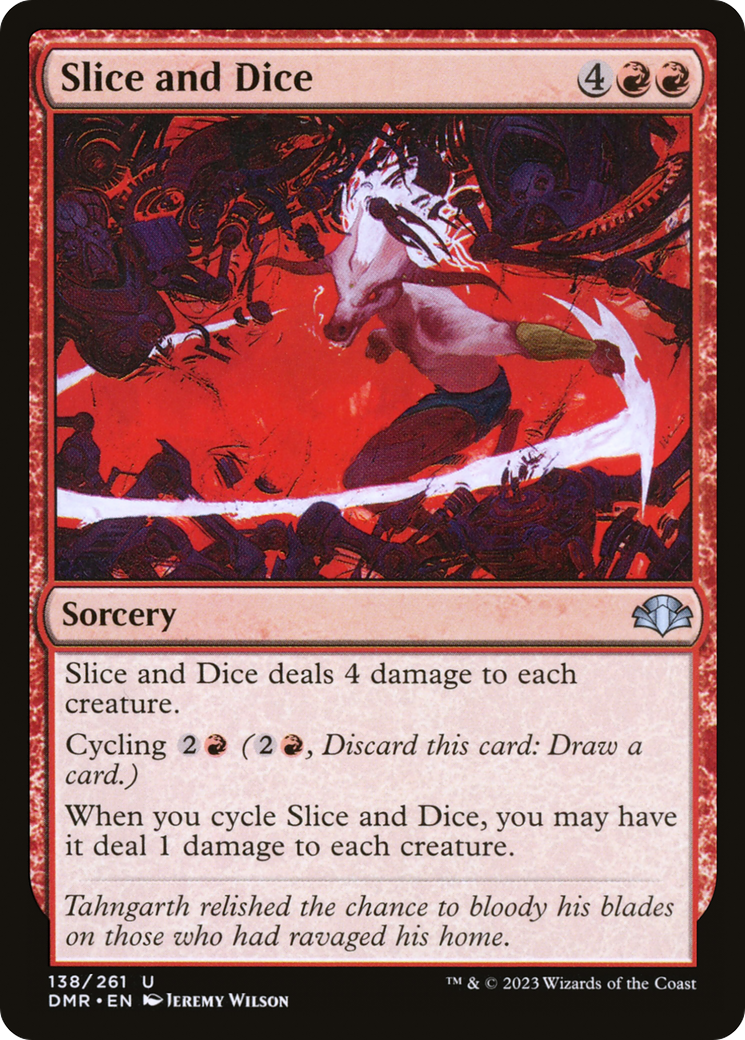 Slice and Dice (DMR-138)  - Dominaria Remastered