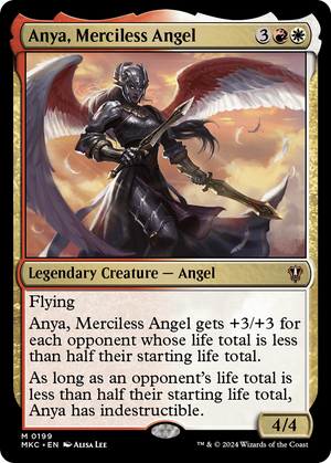 Anya, Merciless Angel (MKC-199)  - Murders at Karlov Manor Commander