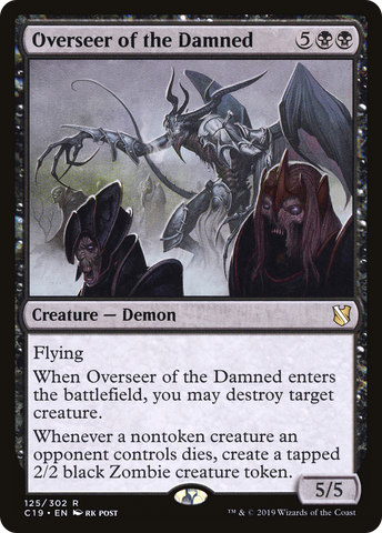 Overseer of the Damned (C19-125)  - Commander 2019