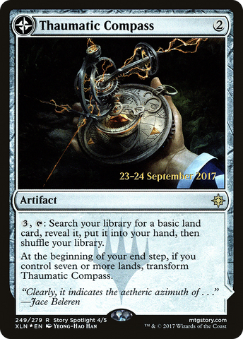 Thaumatic Compass (PRE-249)  Foil - Ixalan Promos: (compasslanddfc)