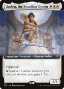 Linden, the Steadfast Queen (Extended Art) (ELD-340)  Foil - Throne of Eldraine: (Extended Art)