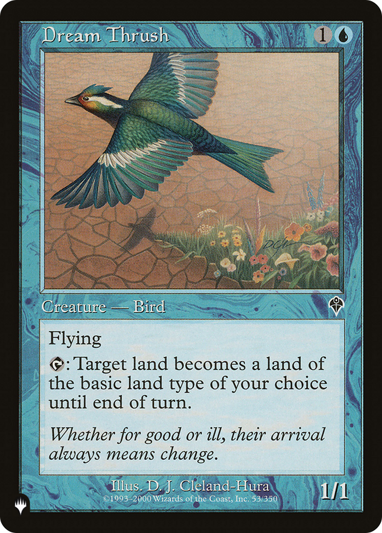 Dream Thrush (LIST-INV-53)  - The List