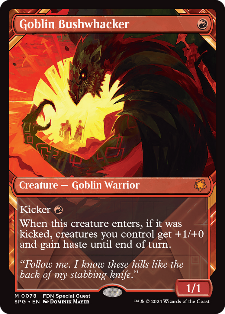 Goblin Bushwhacker (Showcase) (SPG-078)  - Special Guests: (Showcase)