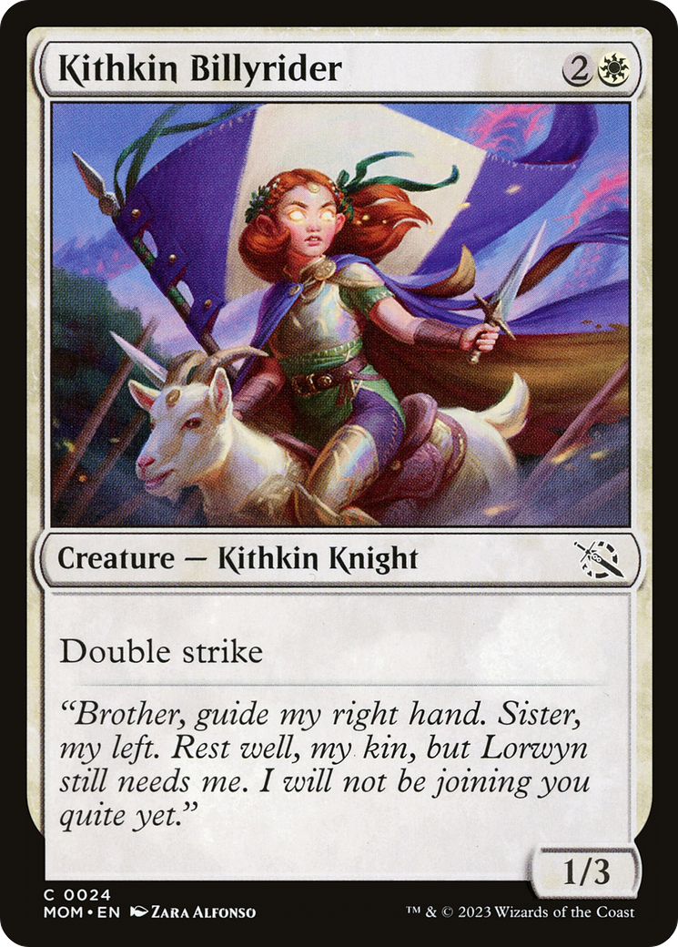 Kithkin Billyrider (MOM-024) - March of the Machine Foil