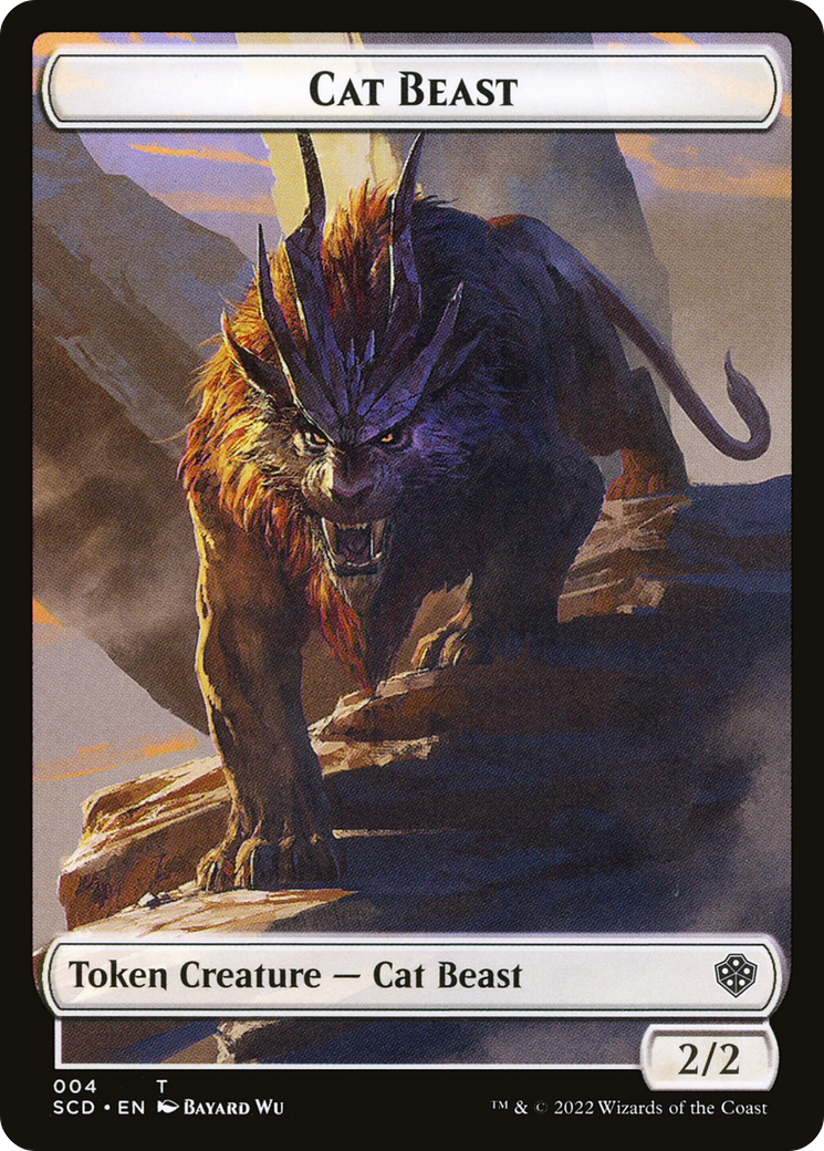 Cat Beast (TSCD-004)  Foil - Starter Commander Deck Tokens