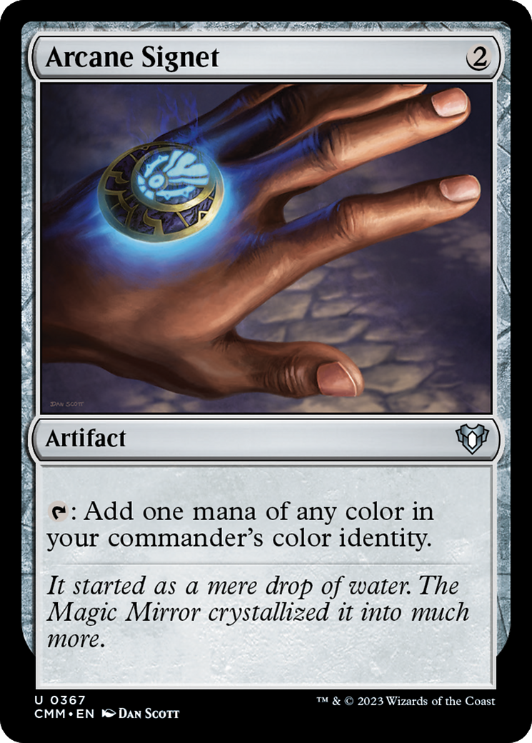 Arcane Signet (CMM-367)  Foil - Commander Masters
