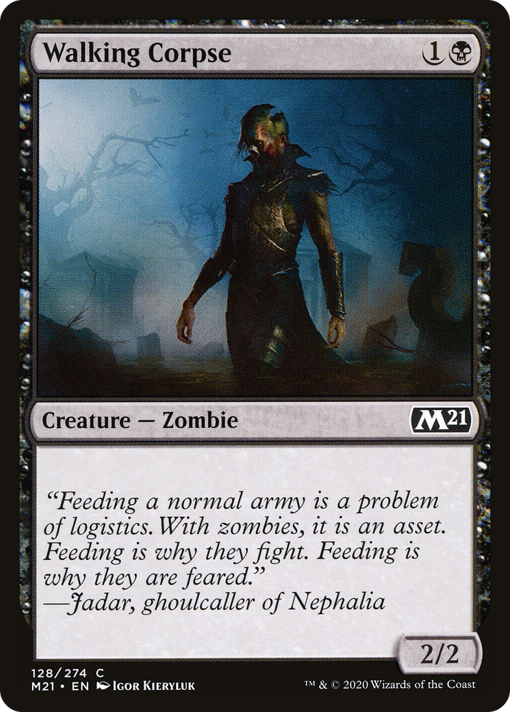 Walking Corpse (M21-128)  Foil - Core Set 2021