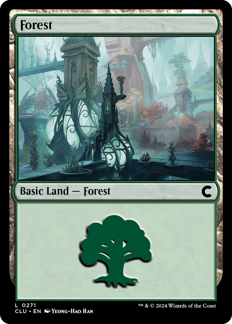 Forest (0271) (CLU-271)  - Ravnica: Clue Edition